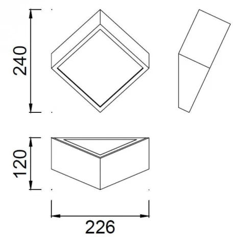 Настенный светильник Mantra Mini 5481 (220V, IP44)