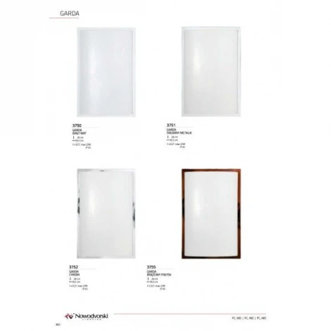 Настенный светильник Nowodvorski Garda 3750