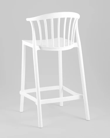 Стул полубарный Campo пластик белый Stool Group арт.УТ000039941