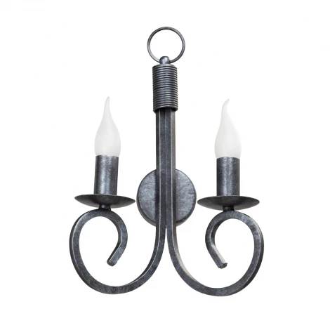 Бра Vitaluce V1480/2A (220V, ковка, выключатель, свеча)