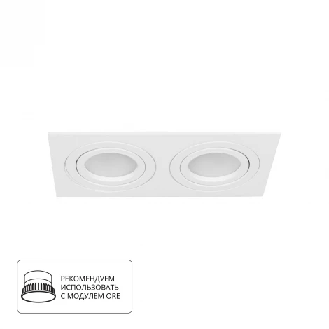 Точечный светильник встраиваемый Arte Lamp Tarf A2168PL-2WH (220V)