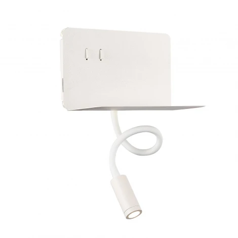 Настенный светильник для чтения с usb-портом ST Luce Pinaggio SL1576.501.02 (LED, 220V, выключатель)