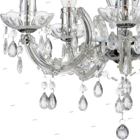 Подвесная люстра Globo Cuimbra II 63116-5 (220V, на цепи, подсвечник, свеча)