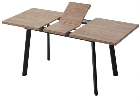 Стол КАНЗАС 120 ДУБ КУНЕО / Черный каркас M-City 64603