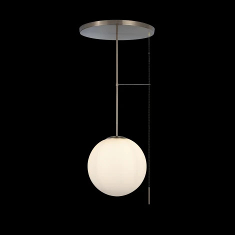 Потолочная люстра на штанге Loft IT Signal 10029PM Gold (220V, выключатель, шар)