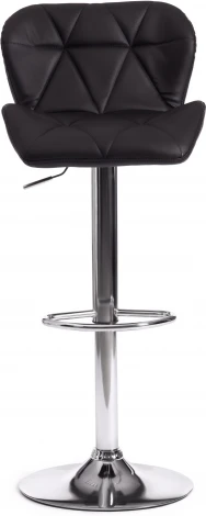 Стул барный BIAGGIO (mod. KY717) / 1 шт. в упаковке (Металл,Экокожа /Черный,Хром)