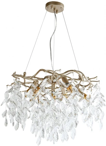 Подвесная люстра Favourite Brillo 3056-7P (220V, на тросе, лепестки, листья, ветки)