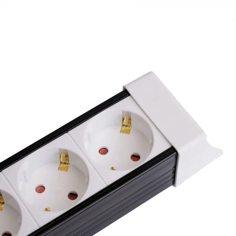 Сетевой фильтр 4-х местный с заземлением 3 метра (белый) Stekker Techno 50148