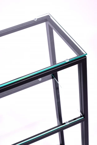 Консольный стол AllConsoles 1014-CB clear черный муар