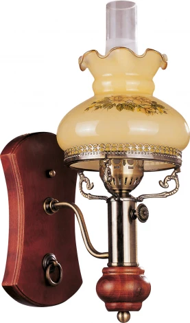 Бра N-Light 836 836-01-01 красное дерево+бронза