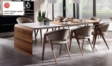 Стул SPIRIT1 / S1 SAGP38 / Nuss geolt UG / Leder LM stone, M-City