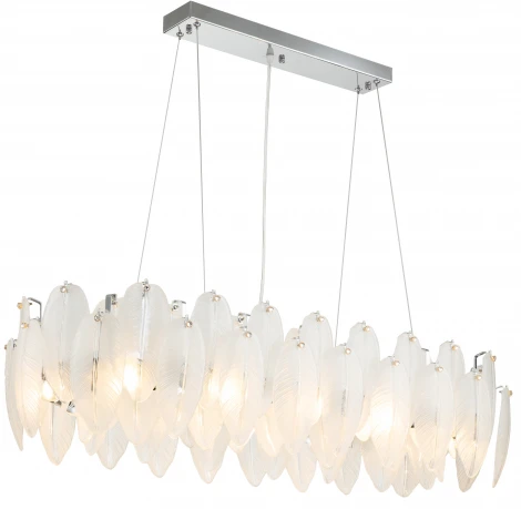 Подвесная люстра Favourite Beluta 3018-12P (220V, на тросе, перо)