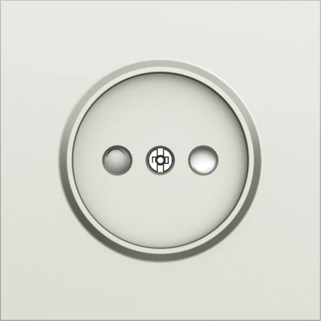 Накладка для розетки без заземления, со шторками 16A 250 В~, шампань Donel S08 DS21651