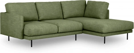 Диван Ricadi угловой ОГОГО (арт.727516), (Ткань,Рогожка/Зеленый)