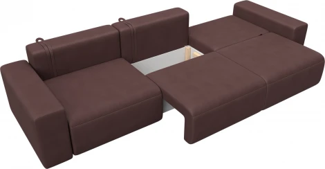 Диван прямой Лига-036 НПБ Классик Лонг Лига Диванов (Замша) арт.127679