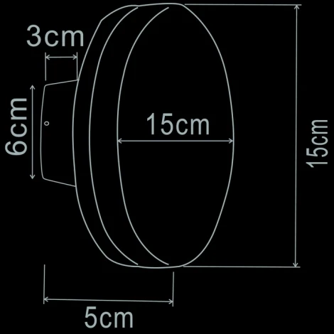 Настенный уличный светильник Arte Lamp Amsterdam A1212AL-1BK (LED, 220V, круглые, IP54)