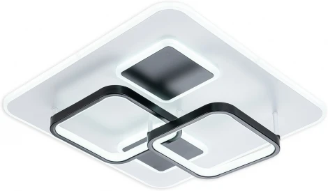 Потолочная люстра Escada Module 10235/4 SQUARE LED*105W Black/White