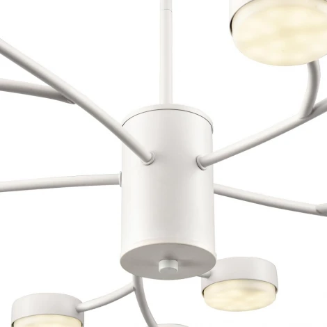 Потолочная люстра на штанге Lumion Torina 8265/15 металл/металл белый/белый GX53 LED 15*7W 220V