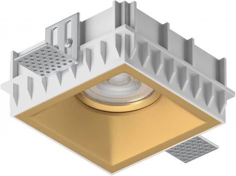 Встраиваемый светильник под гипсокартон и под LED модуль/ламп МR16 Lightstar Domino G214503GMOD (220V)