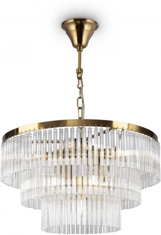 Подвесная люстра каскадная Maytoni Colonne MOD093PL-09BS (220V, на цепи)