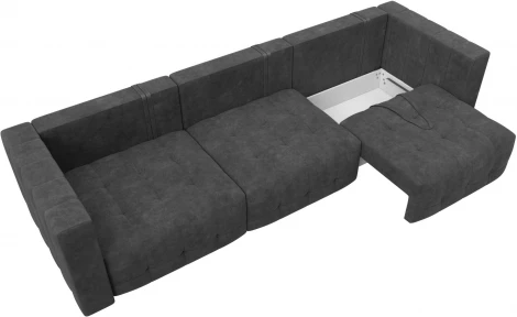 Диван прямой Лига-052 НПБ Лонг Лига Диванов (Велюр) арт.128787