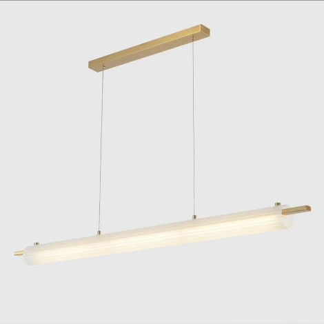 Подвесной светильник Crystal Lux TUNNEL SP40 LED BRASS (220V, на проводе)