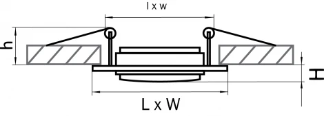 Встраиваемый точечный светильник Lightstar Singo 011621 (220V)