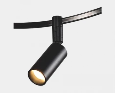Трековый светильник 10W 48V Italline IT010-4018 black 3000K (LED, круглые)