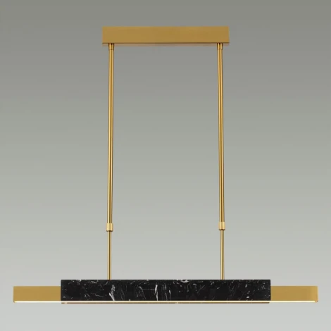 Подвесной светильник Odeon Light Marmi 4361/25L MIDCENT черный мрамор/антич. бронза/металл/акрил IP20 LED 25W 3000K 220V