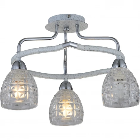 Потолочная люстра N-Light 412 412-03-13CWC chrome + white crack