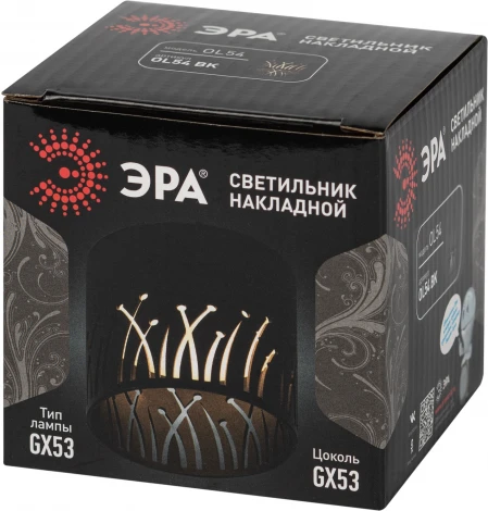 Точечный светильник ЭРА OL54 BK (220V)