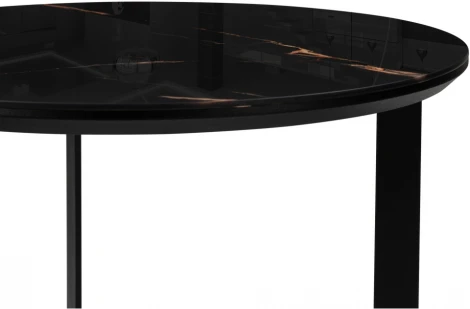 Журнальный столик Woodville Роб D-450 обсидиан / черный 553556