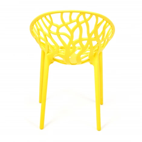 Стул BUSH (mod. 017) желтый (пластик)