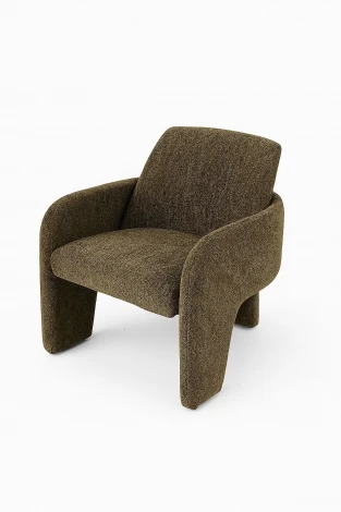 Кресло КУБ (CUBE) цвет OTE SEA-360 Зеленый, ткань/ каркас металл в тканевой обивке, ®DISAUR M-City 64573