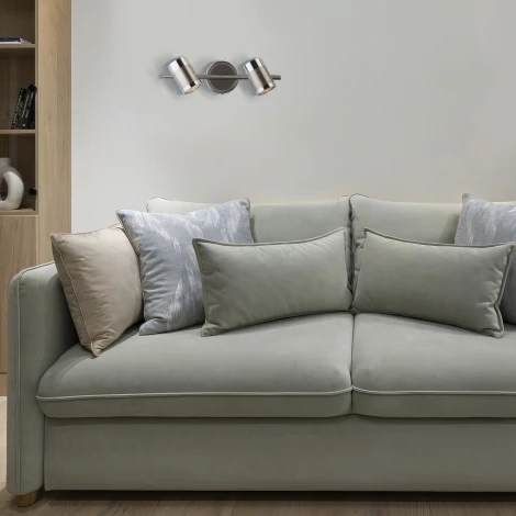 Спот на штанге Eurosvet Prime 20058/2 перламутровый сатин (220V, круглые)