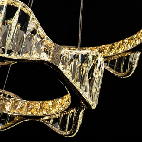 Подвесная люстра светодиодная хрустальная Modelux MODELUX ML.785.800.500 CP