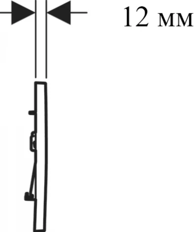 Кнопка смыва Geberit Sigma 30 115.883.14.1 черный матовый / хром глянцевый