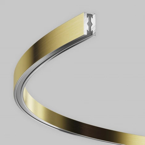 Шинопровод круглый из полукругов 1200мм Flarity латунь Maytoni Busbar trunkings Flarity TRX154-2SR-D1200-BS