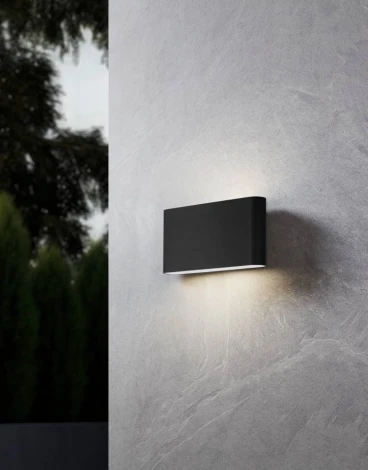 Архитектурная подсветка светодиодная Eglo Grutti 901026 2X6W (LED), 3000K, 4000K, 6500K IP65 алюминий, антрацитовый/пластик полупрозрачный