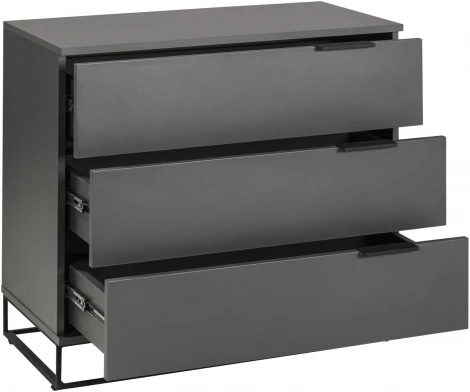 Комод R-Home 3 ящика CITY графит