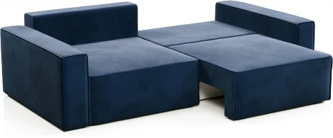 КОРСО-1 Диван прямой, синий D1 furniture арт.AAA41691005