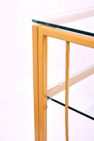 Консольный стол AllConsoles 1121-CG clear золотой