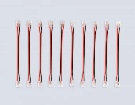 Соединитель гибкий двухсторонний COB 12/24V для лент 8/10mm (2 конт.) (10шт) Ambrella Illumination GS7895