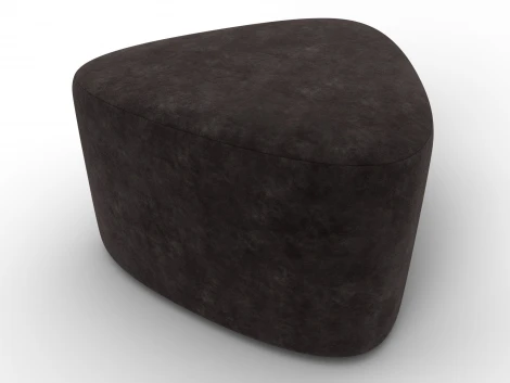 Пуф 004 (ДСП,Фанера/Пластик/Велюр/Коричневый) Лига Диванов 132504