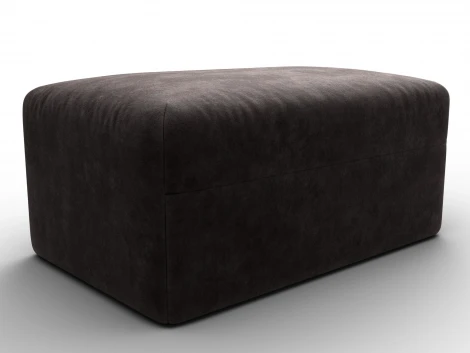 Модуль пуф Лига-060 НПБ (ЛДСП,Брус,Фанера,Велюр/Коричневый) Лига Диванов 129587