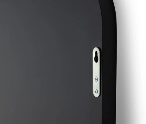 Зеркало Hola (МДФ,Зеркало/Черный) ОГОГО Обстановочка! арт.828394