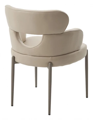 Стул ВАЛТЕР (VALTER) HF017-02 Бежевый, экокожа / Латте каркас, ®DISAUR M-City 64682