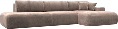 Диван угловой Лига-036 НПБ Модерн Лонг правый угол Лига Диванов (Велюр) арт.127755