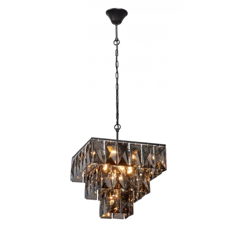 Подвесная люстра Vitaluce V5272-1/8+1 (220V, хрусталь, на цепи)