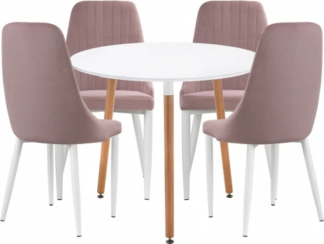 Стол кухонный Woodville Стол кухонный Уин 90 white / light purple